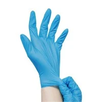 Guanti a nitrile blu